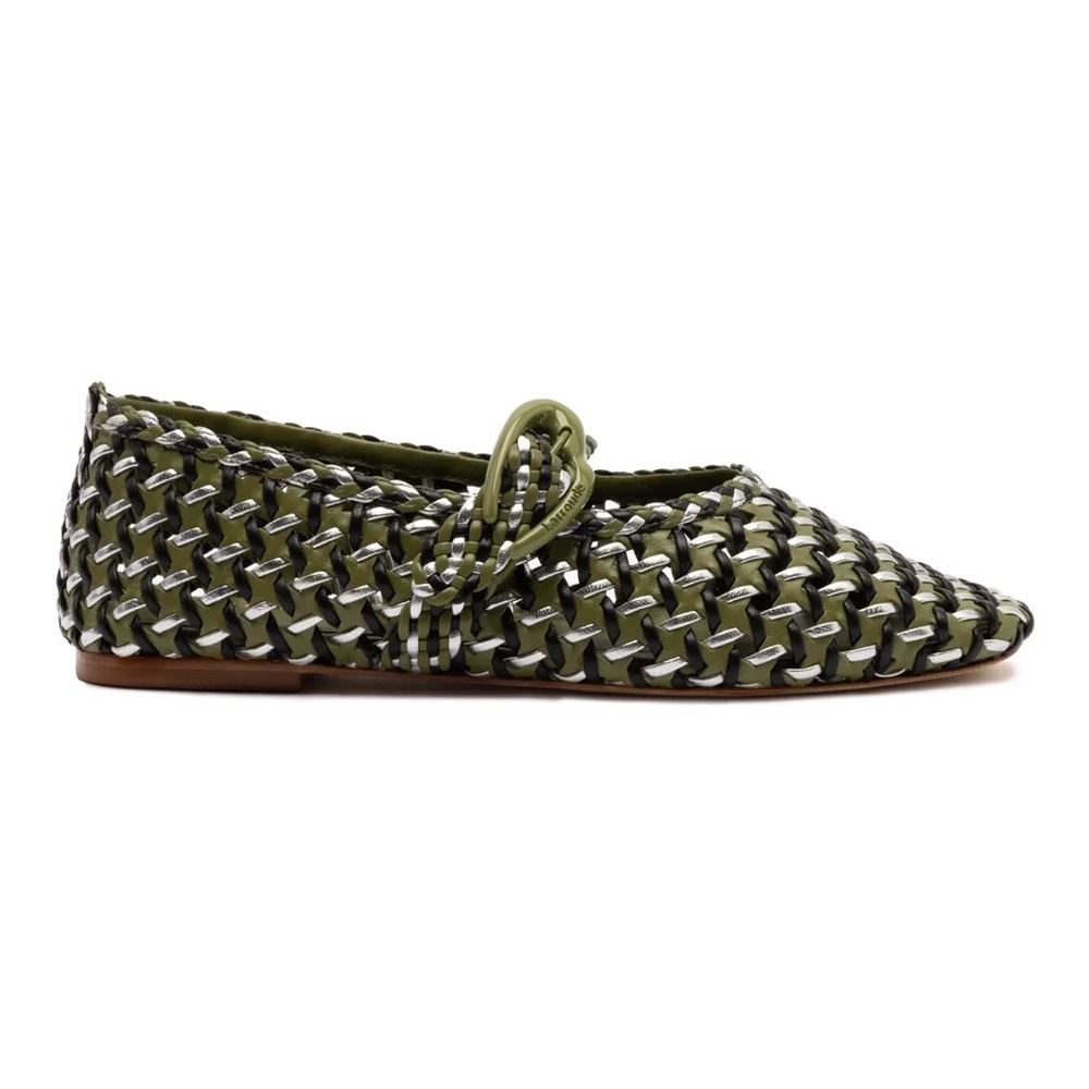 Larroude Verona Macrame Ballet Flat - Picture 2 of 7